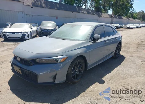 2025 Honda Civic Sport из США, поврежденный, VIN 2HGFE2F59SH514181